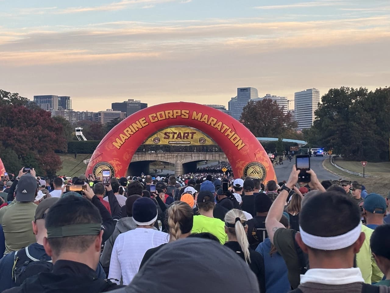 marine corps marathon starting line 2025